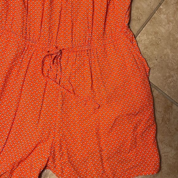 Old Navy orange Romper - Picture 2 of 6
